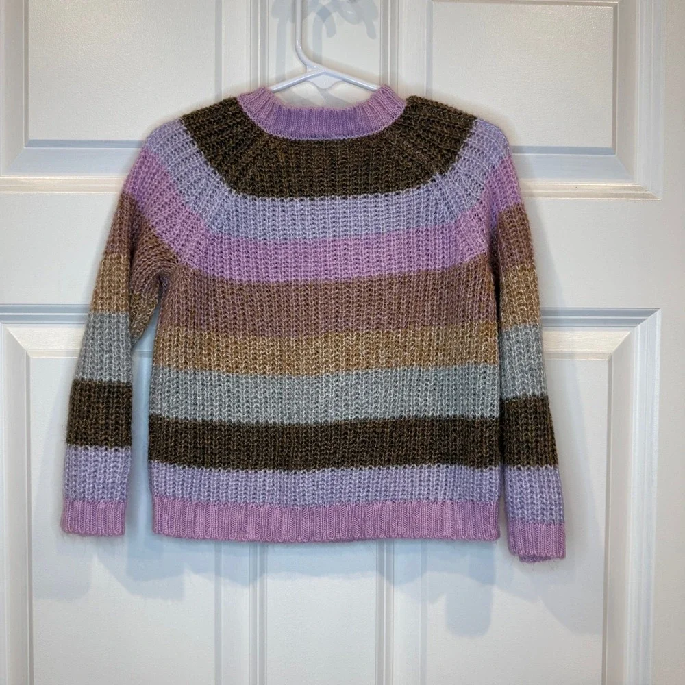 OshKosh‎ Striped Knit Sweater Toddler Girl's Size 24 Months